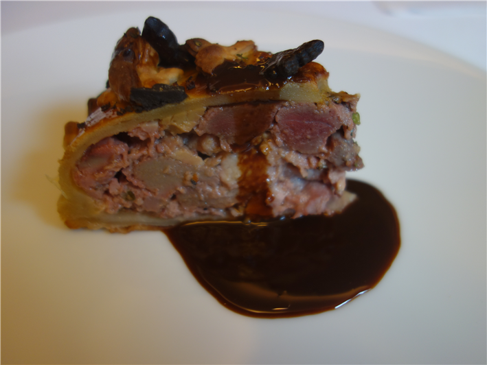 grouse and mallard pithivier